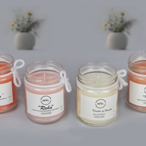 Tamu, Raha, Pendo & Dondoo ya Vanilla Scented Candle Set - 4pcs (212g each)