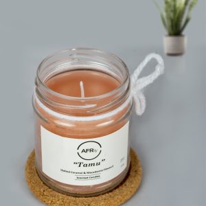 Tamu – Salted Caramel & Macadamia Scented Candle (212g)
