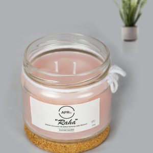 Raha – Sweet Cinnamon & Baked Banana Cake 2-Wick Scented Candle (330g)
