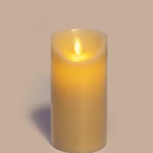 Flickering Flameless LED Candle (15cm), 3XAAA Battery Powered