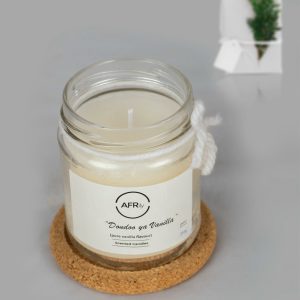 Dondoo ya Vanilla – Pure Creamy Vanilla Pods 2-Wick Scented Candle (212g)